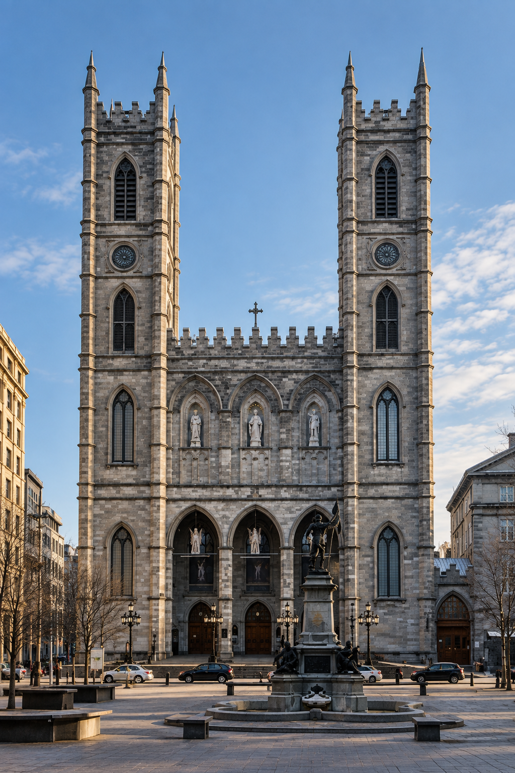 Basilique Notre-Dame de Montréal au Canada